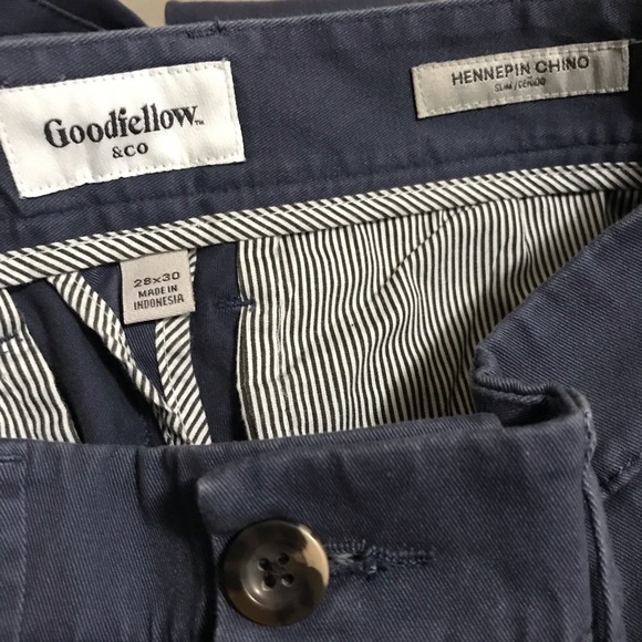Goodfellow  Men’s Gray Hennepin Chino Slim 28/30 - Picture 4 of 5